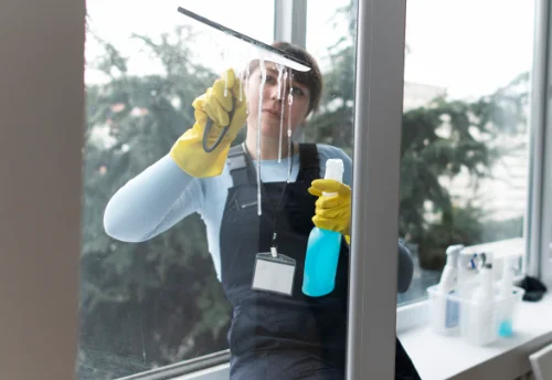 Nettoyage de vitres intérieures et extérieures à Courgeon